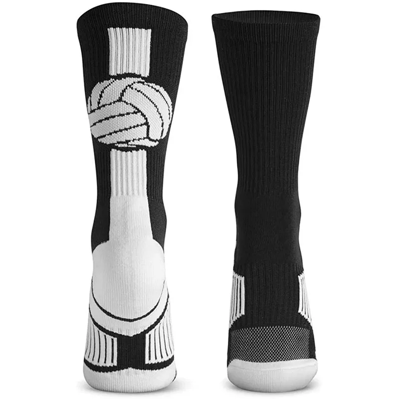 Athletic Half Cushioned Volleyball Crew Socks Multiple Colors Sands Socks Beach Volleyball Socks