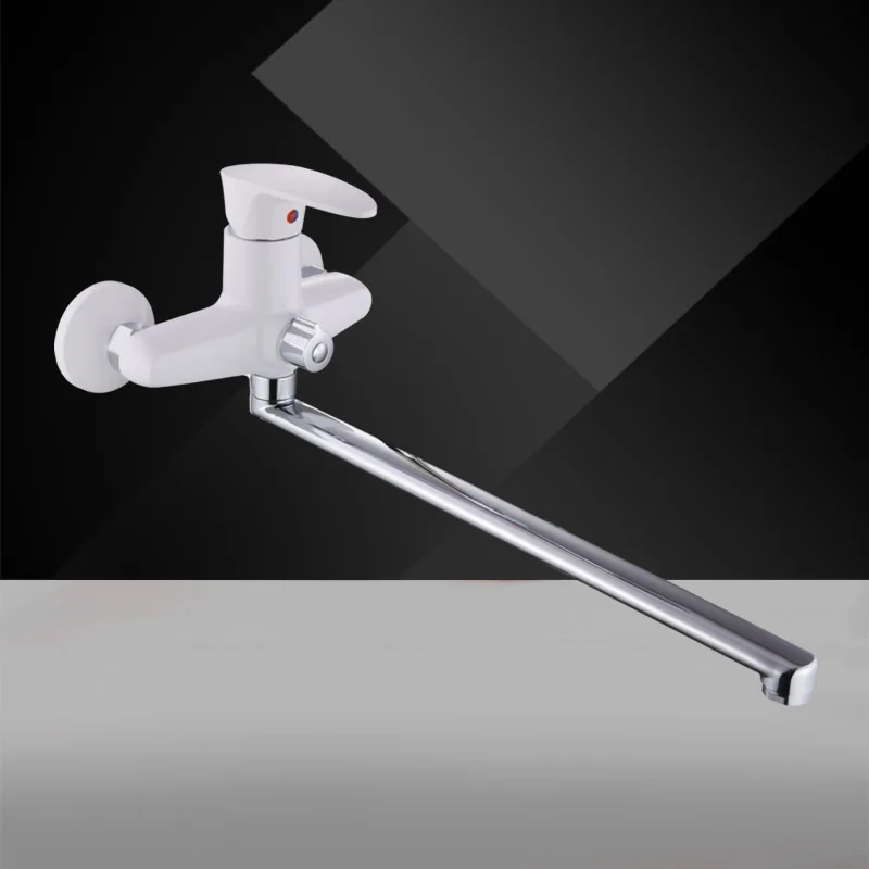 white color Europe standard plastic shower faucet ABS material faucets bathroom mixer faucets Russia market