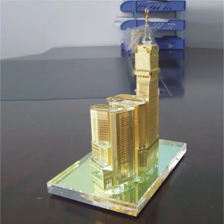 Saudi Arabia Makkah building model clock tower crystal
