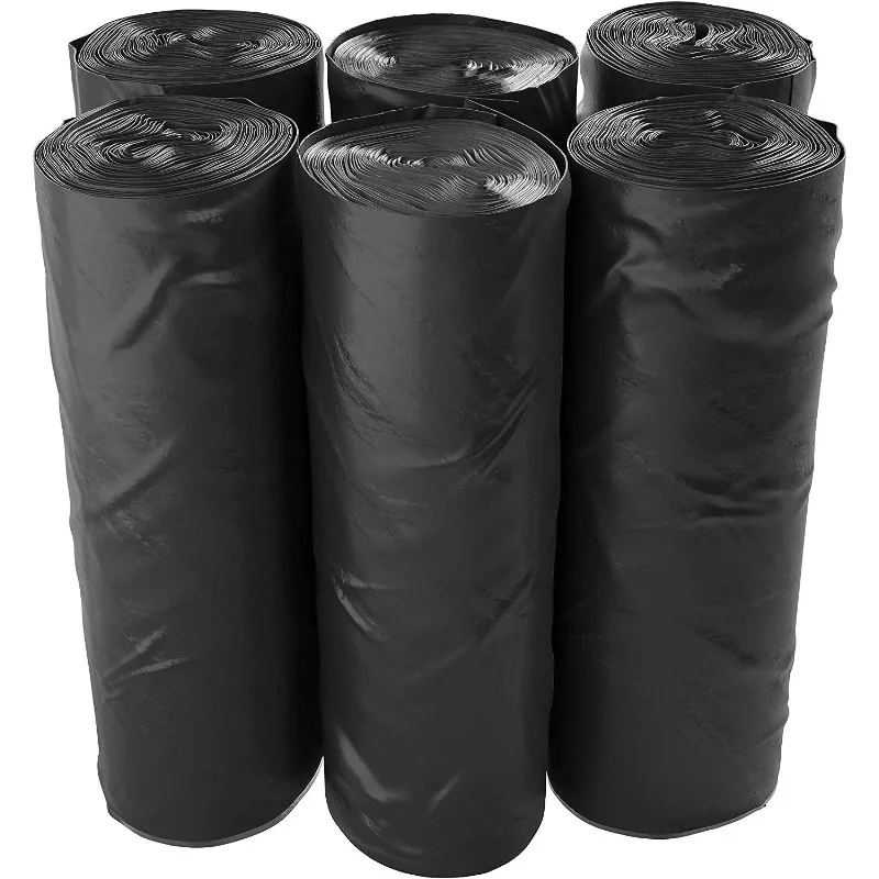 Plastic Roll Trash Bag /Rubbish Bags Bin Liner Wholesale Work Home Packing Products roll 45 50 55 gallon drawstring Garbage bag