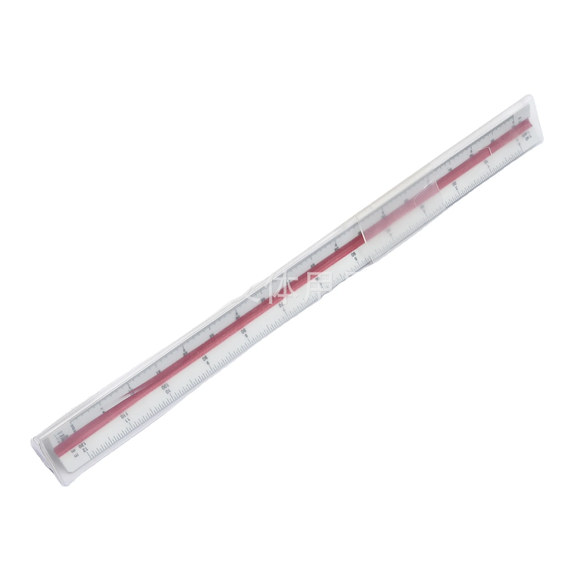 New Arrival Multi Functional Drawing Making Measuring Tool Three Edge Proportional Design Ruler Triangular Plastic Scale