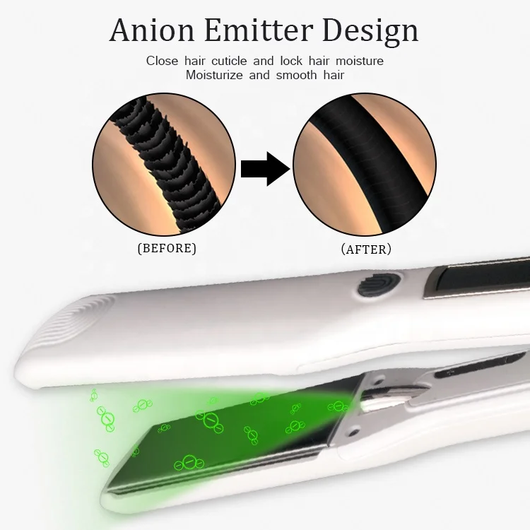 Hot Sale Cheap Flat Irons Lcd Display Titanium Electric Flat Iron