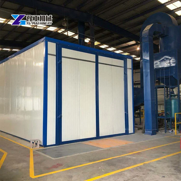 sand blasting room sandblasting booths shot blast room for big workpiece used