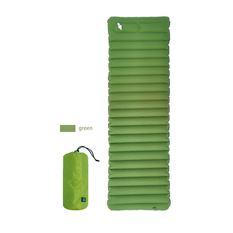 Compact Ultralight TPU inflatable Camping Sleeping Pad with Built-in Foot Pump Waterproof Air Mattress Sleeping Mat