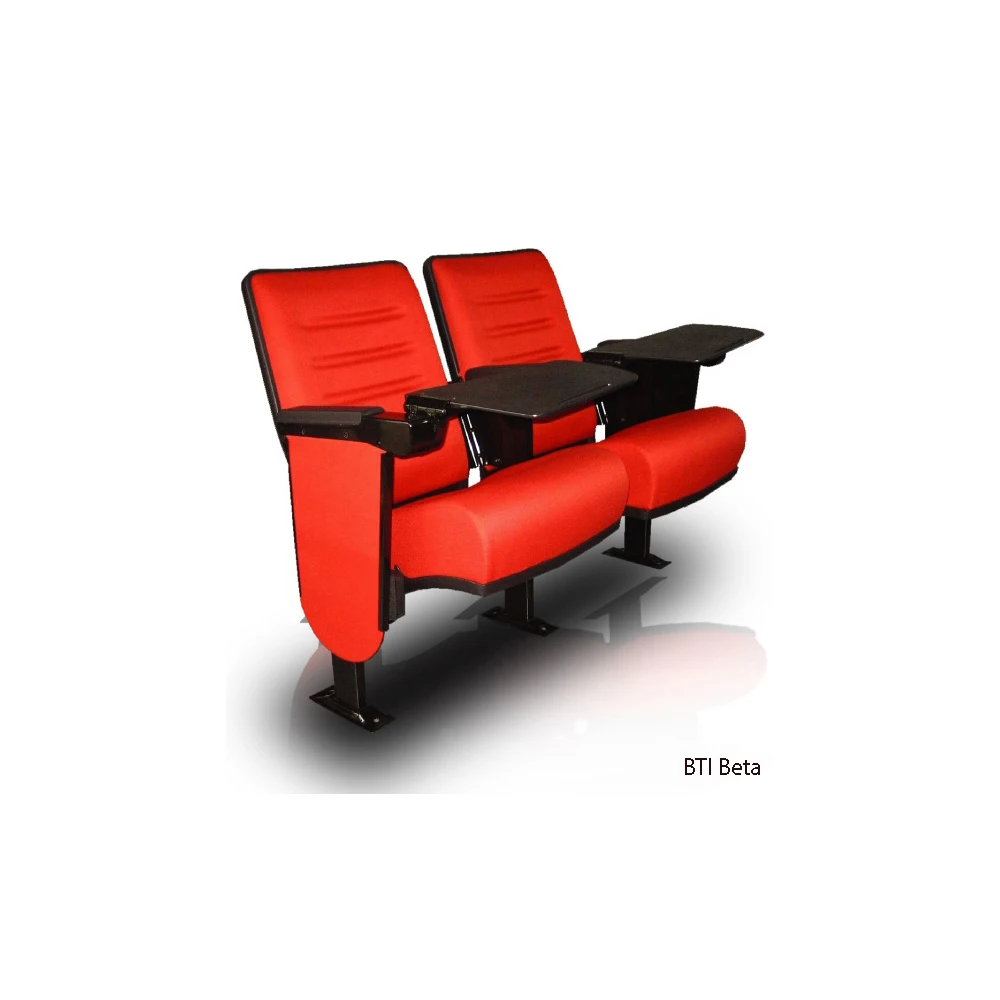 Auditorium Chair BETA T4 A Lecture Hall Long Lasting Solid Material Strong Metal Pedestal High Comfort Moulded Foam