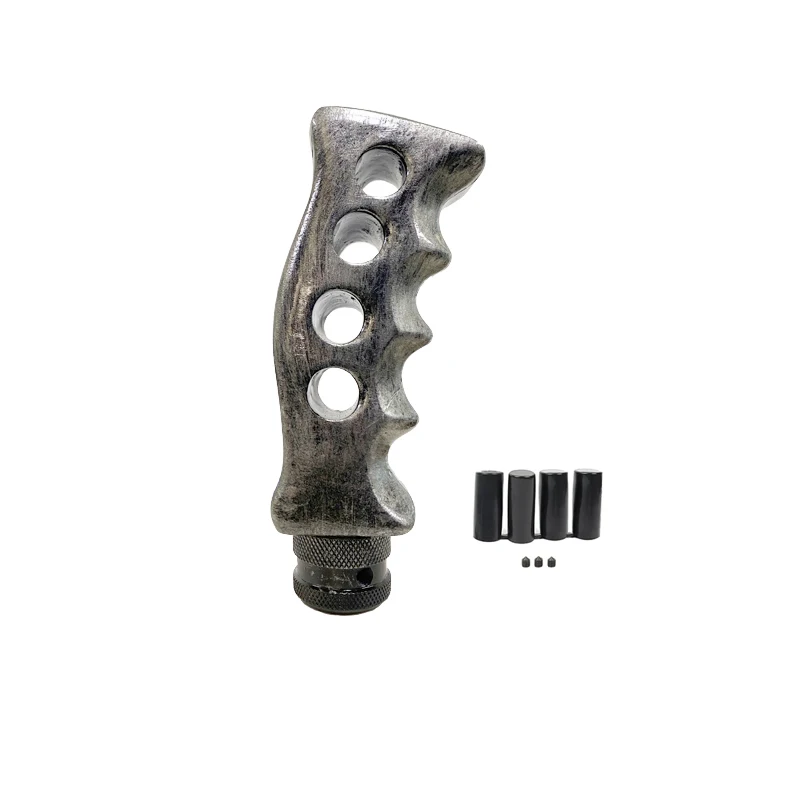 Car Manual Transmission Knife Grip Handle Shift Knob Easy Grip Wave Rod 4 Adapters Interior Accessory Most Manual Automatic