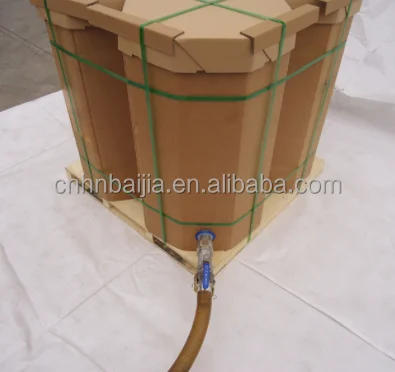 Food Grade Paper IBC Container with Liner for Liquid Corrugated IBC Tank IBC Tote