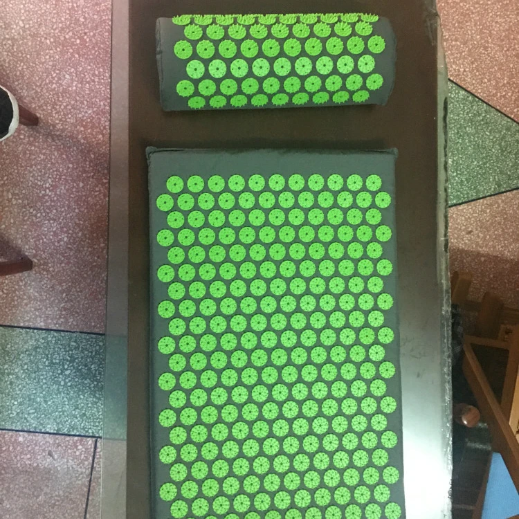 Массажер, коврик для йоги, Акупрессура, снятие стресса, спина, тела, акупунктура, коврик для йоги с подушкой