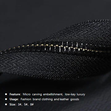 Оптовая продажа высококачественные аксессуары для одежды металлическая молния с зубцами из розового золота на заказ