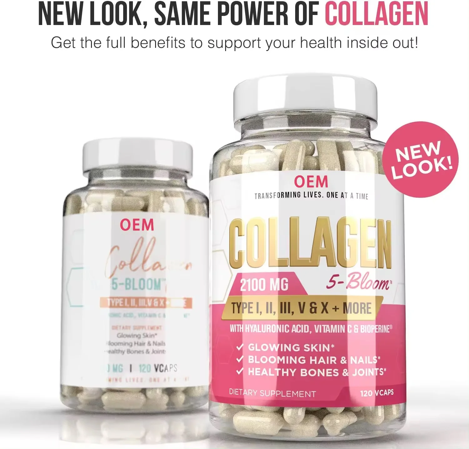 Face Vitamin Capsule Collagen Supplement Collagen Soft Capsules Skin Care Health Supplement Vitamin Cosmetic Capsules