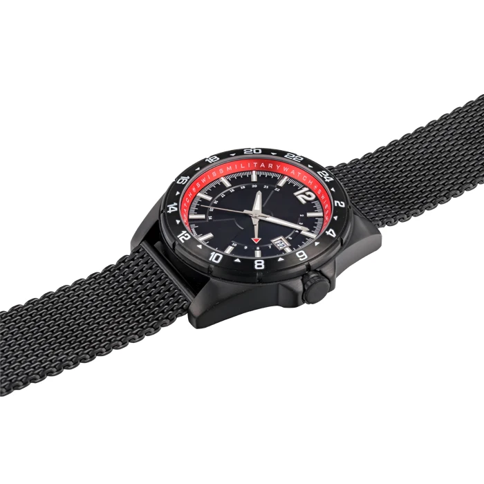 2022 new design sport army dive design OEM ODM man sapphire wrist watch High Quality stainless steel mesh band men quartz watch