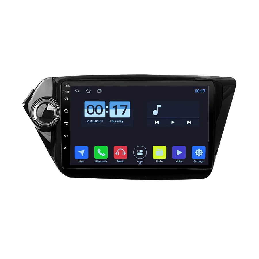 Авто 9 дюймов Android проигрыватель с музыкой, GPS, Wi-Fi, 1 + 16 Гб подходит для 2010-2015 K2/RIO2