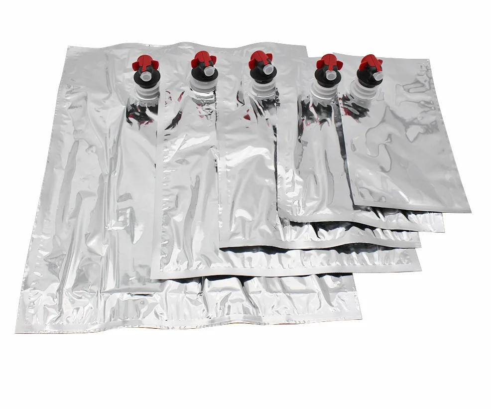 Liquid bag in box Aseptic bag  1L/2L/3L/4L/5L dispenser bag in box Juice Beverage Water Oil Milk coffee