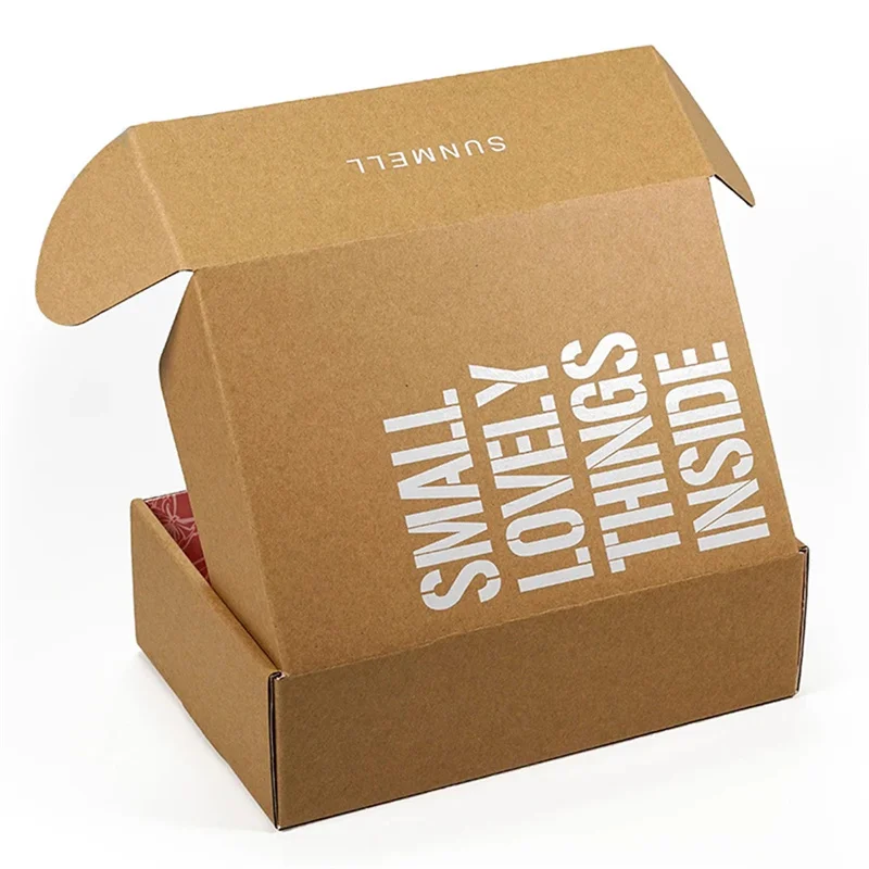 PackFancy Kraft Mailer Boxes Recycled Cardboard Printed Box