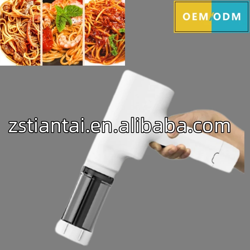 Portable electric noodle pasta makers small spaghetti noodle maker gun handheld wireless charging mini pasta maker