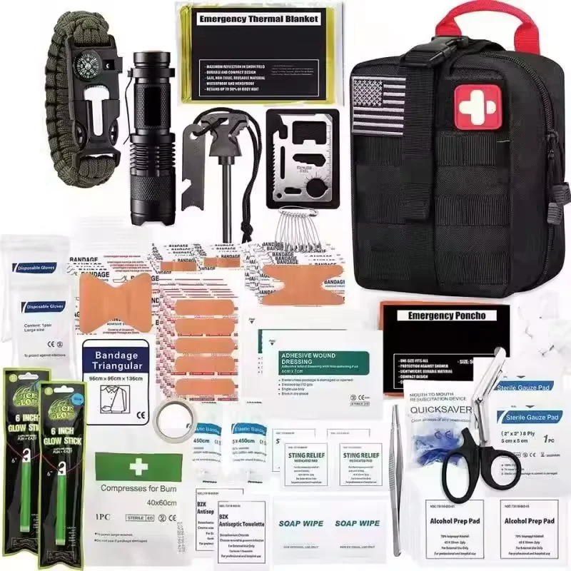 Camping Hiking Travelling Adventures Camping Survival Kit Outdoor Emergency Gear Kit