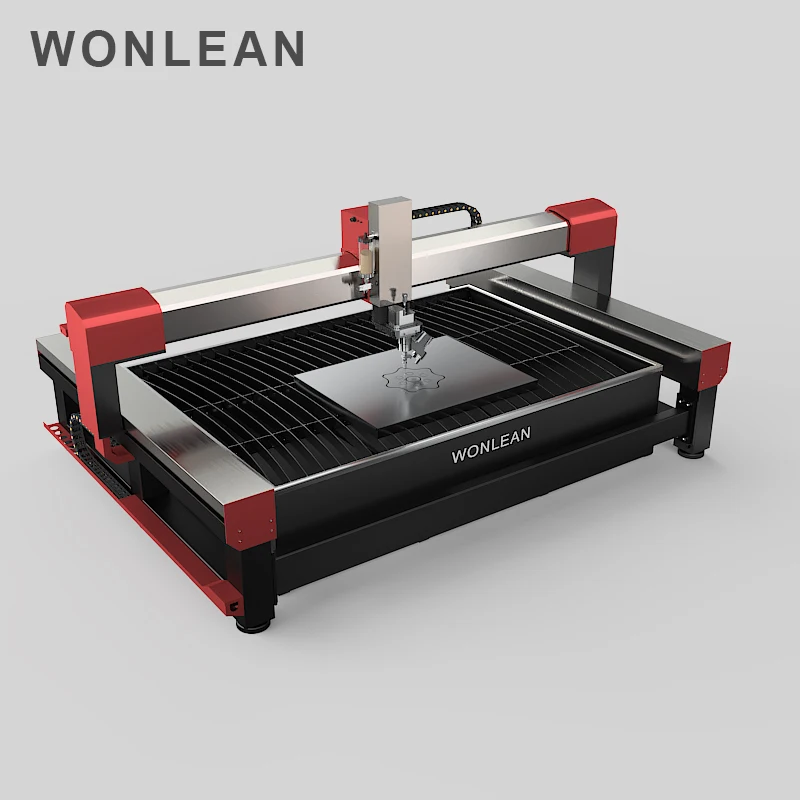 WONLEAN water jet cutting machine ceramic cnc 5 axis waterjet cutter