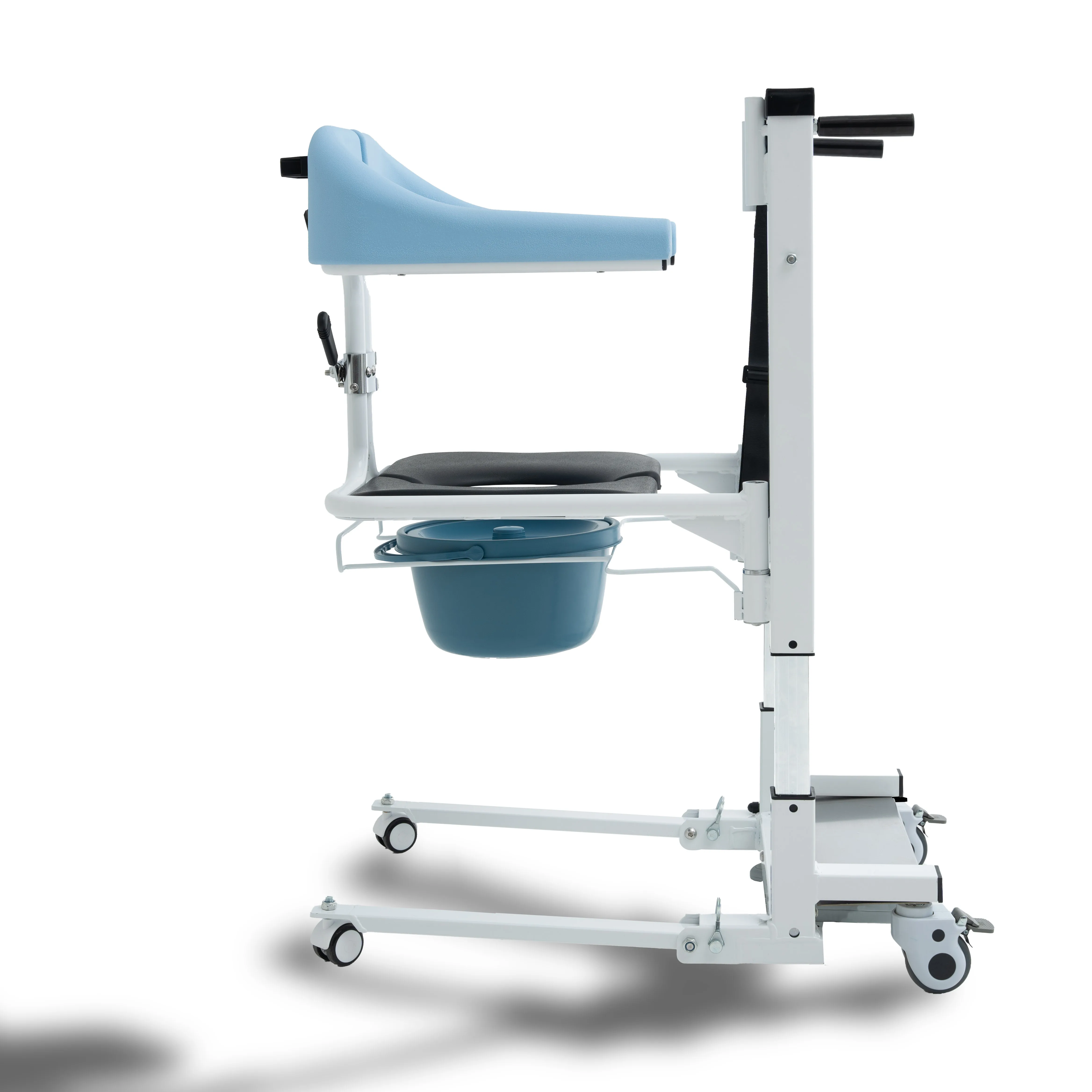 wheelchair patient lift transfer chair with wheel wireless remote control foldable transfer lift chair