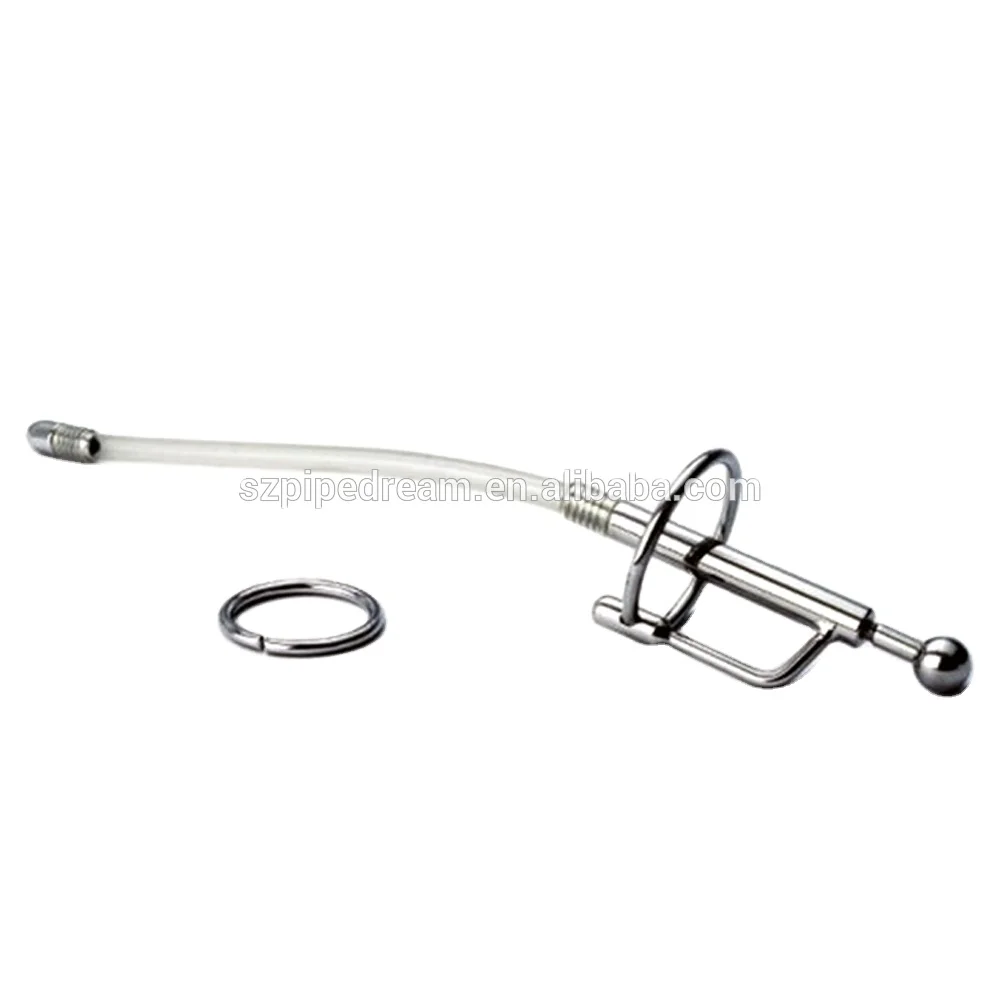6*210mm silicone urethral sounds metal urethral dilators penis plug catheters sounds for men penis