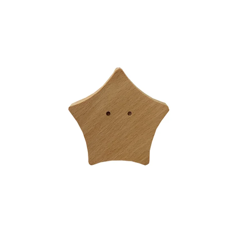 Cute Wooden Animal Handles Beech Wood Drawer Pulls Kids Safety Furniture Hardware Cute Mich Wooden Cabinet Handles Beech