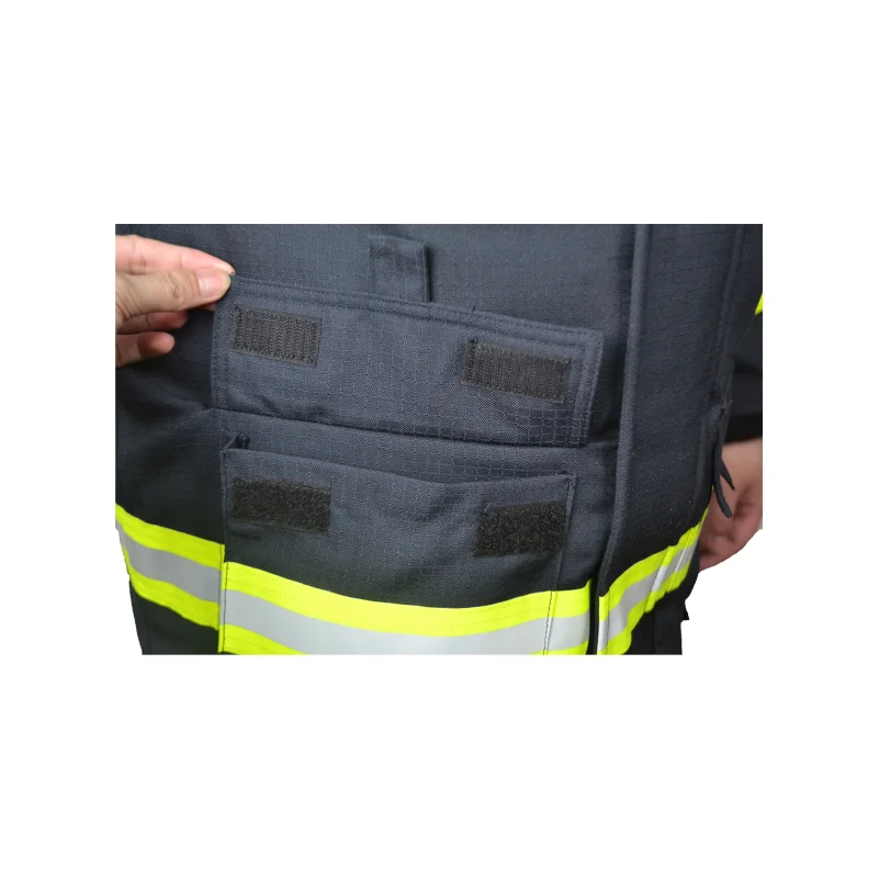 Marine Solas MED EC EN 469 Nomex Fire Fighter Fire Fighting Fireman Suit With Jacket and Trousers