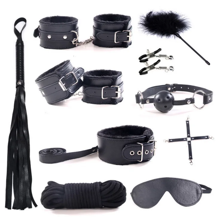 10 Piece Wholesale Erotic Juguetes Sexuales Eroticos Adult Toys Sex Furniture for Male and Female Bondage Set bdsm
