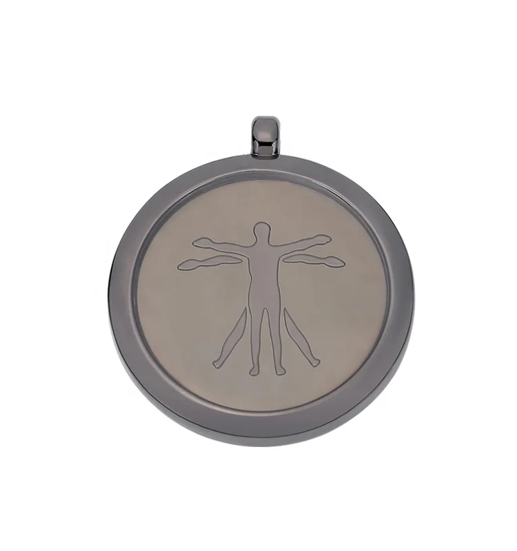 Negative Ion Pendant Necklace Scalar Woman Men Quantum Energy Anti EMF Radiation Protection Quantum Pendant