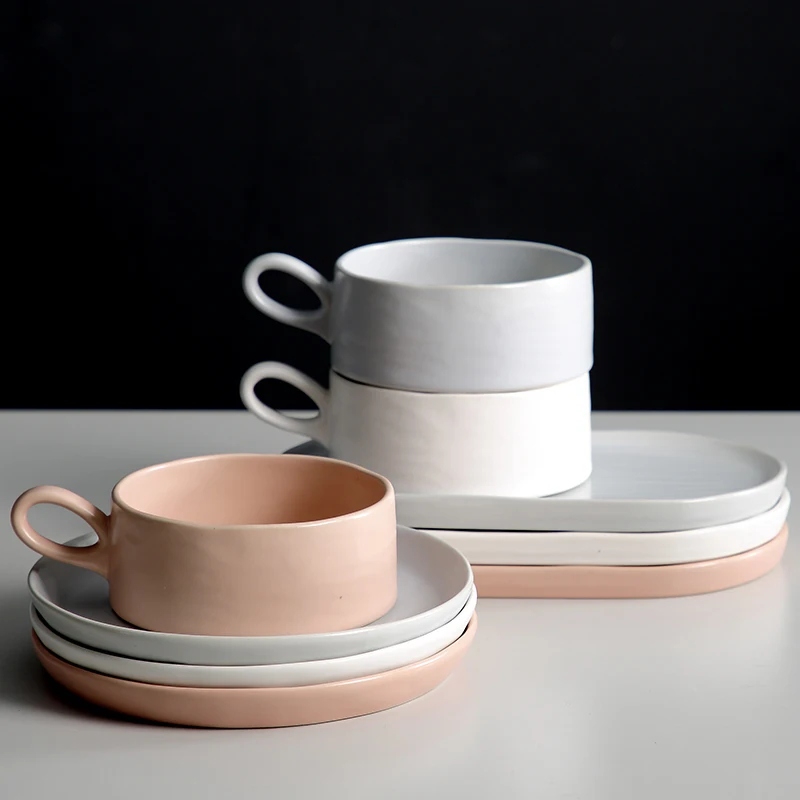 Shopee Hot Sale Stoneware Tableware Set Creative Household Dishes Soup Bowl Salad Bowl Dessert Breakfast Bowl Wholesale