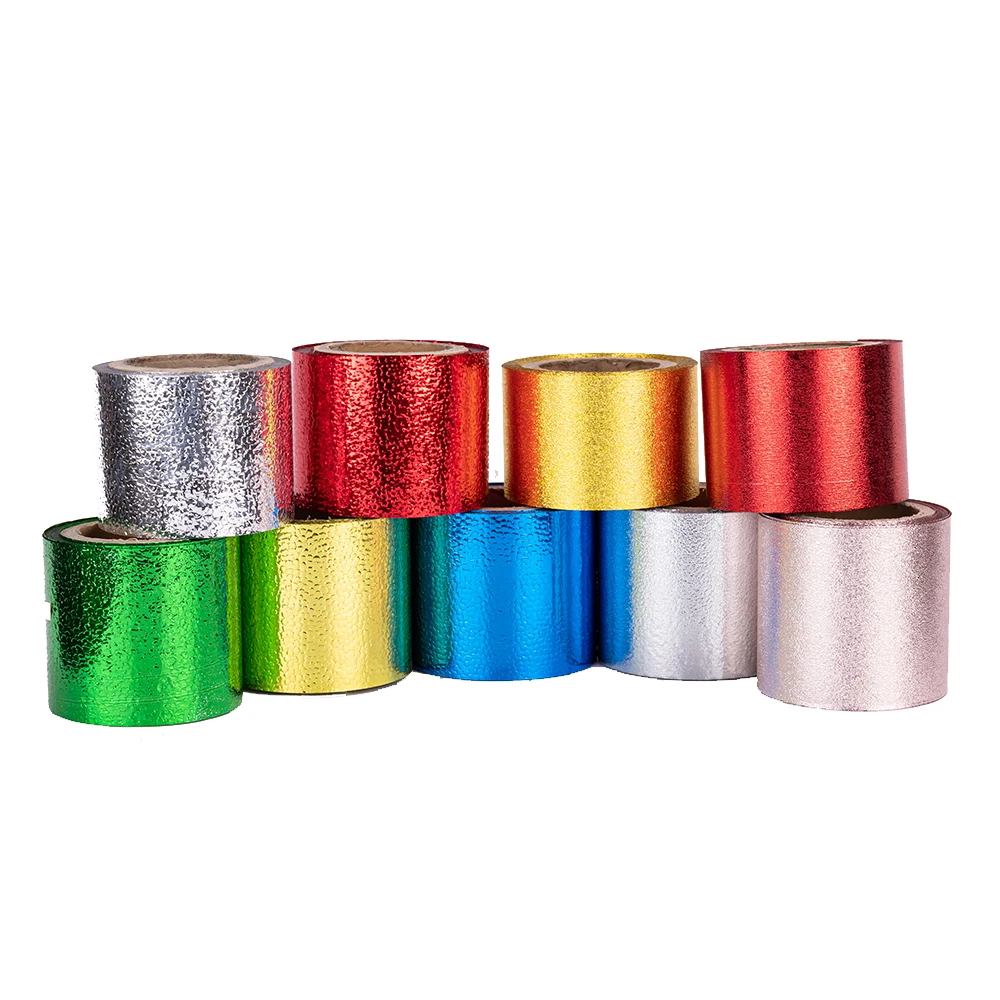 Factory Multicolor Metalized Aluminum High Temperature and Acid and Alkali Resistance PET Twist Film Foil
