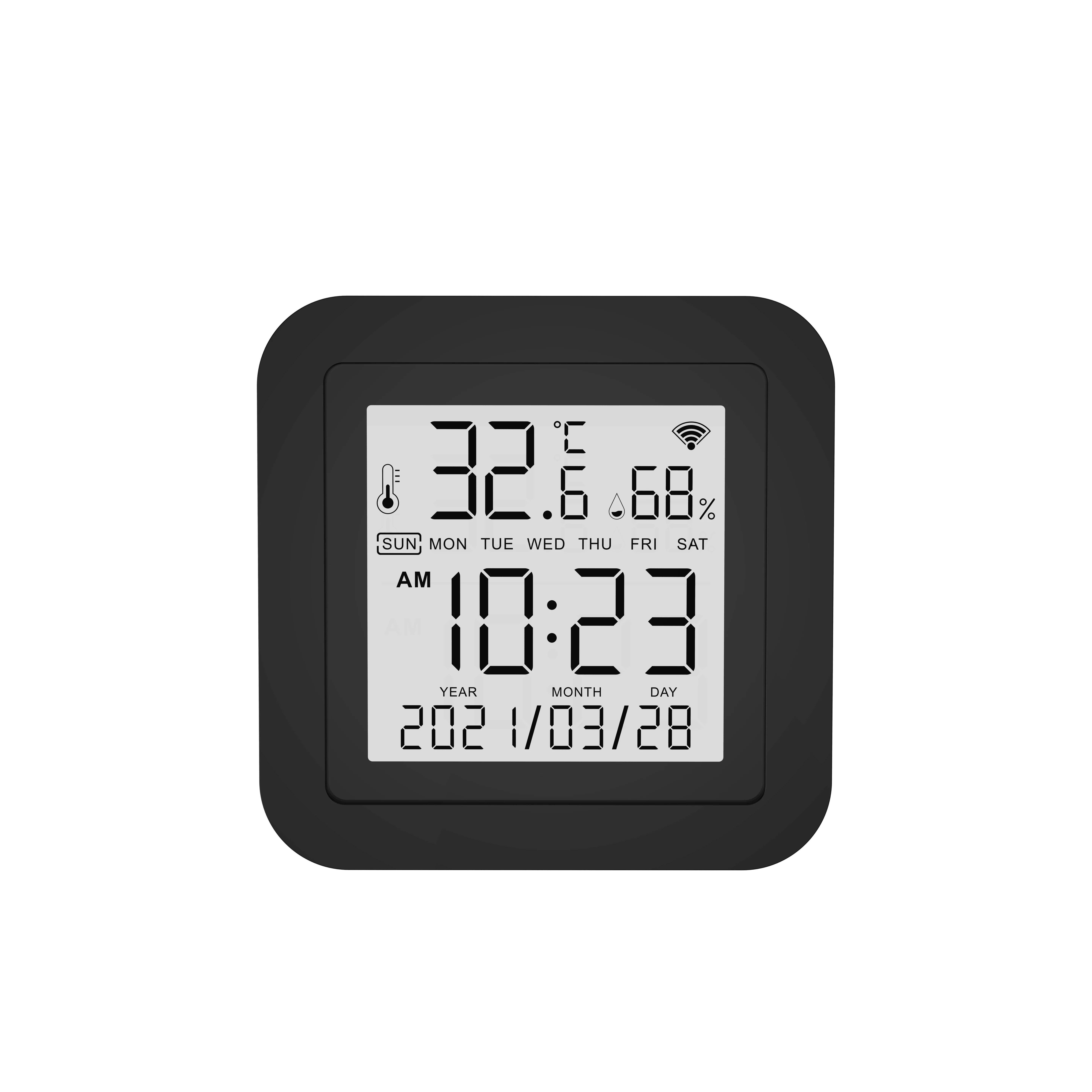 Новый дизайн Tuya Smart WiFi Универсальный ИК-пульт дистанционного управления с датчиком температуры и влажности PST-S09