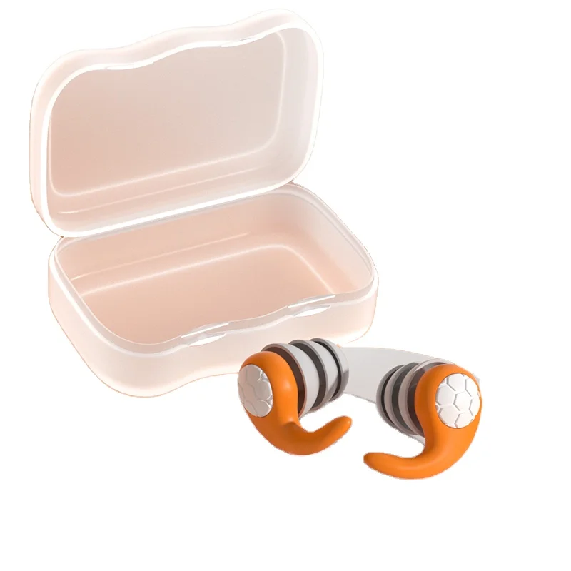 ANT5PPE Reusable Waterproof Soundproof Anti-noise Ear Plugs Soft Silicone Sleeping Reduction Earplugs for Concerts Snoring