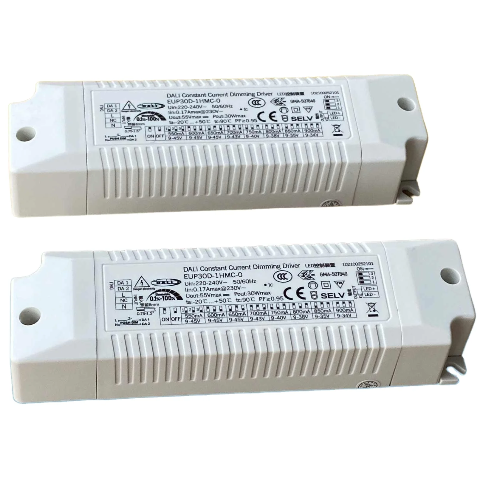 Dali Dimmable Led Driver Dali Led Dimmer 30w 9-45v 900ma Constant Current Dimming Power Supply