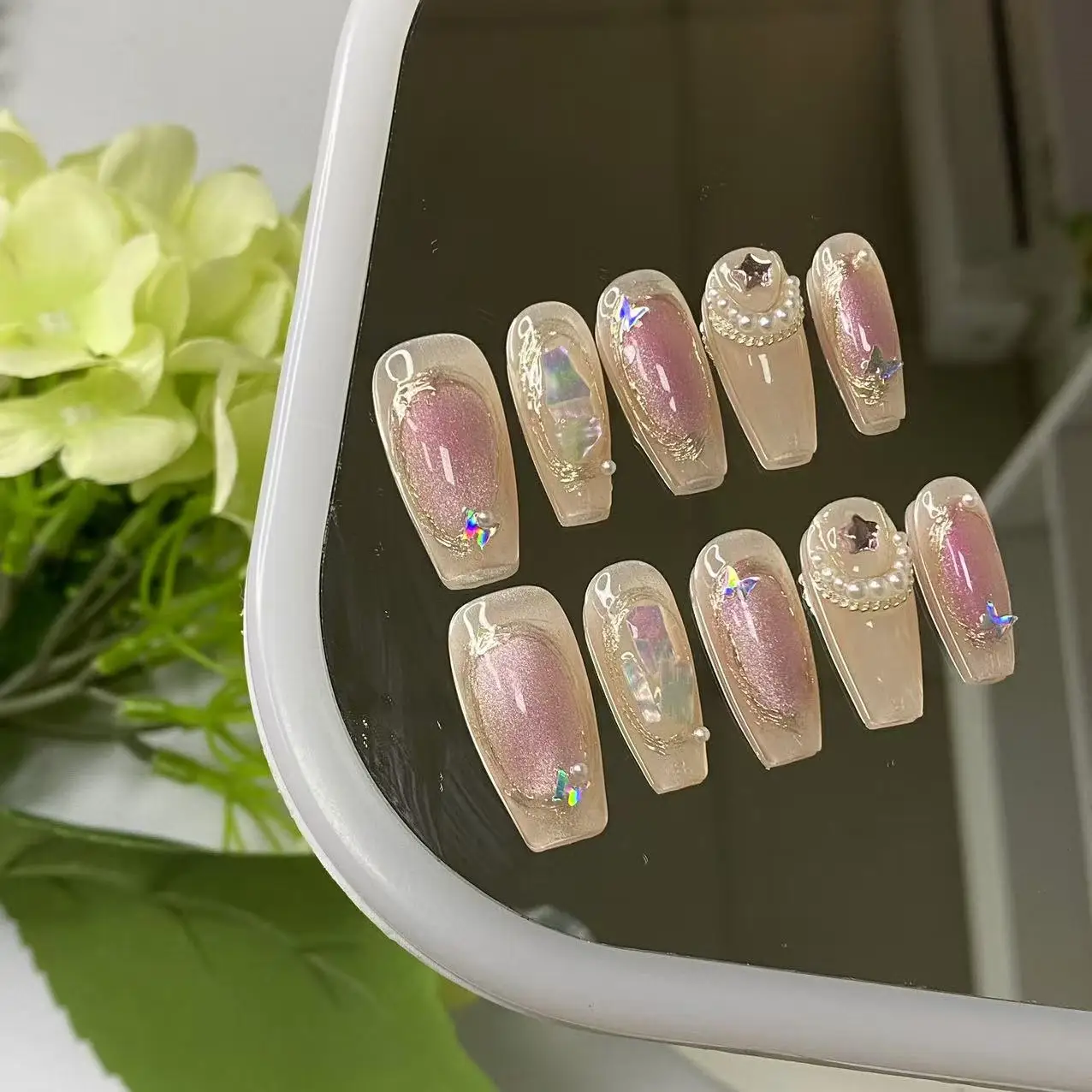 Manufacturer Vendors Press On Nails For Finger Decoration Nail Art Beauty Products