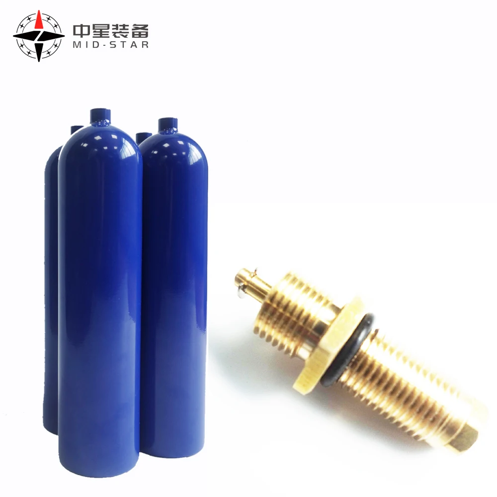 R134a Refrigerant 1.24L Aluminum Cylinder Repeat filling AUTO