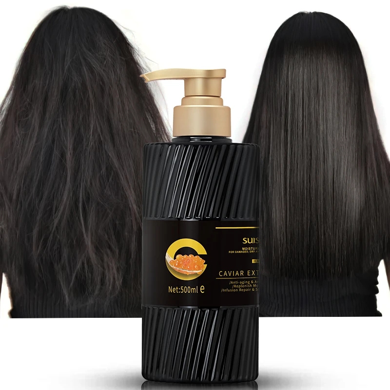 100 Moq Oem Custom Private Label Hair Care Smoothing Treatment Repair Hair Loss Caviar Hair Serum
