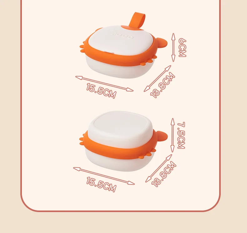 New Arrival 4 Compartments Microwave Leakproof Children Bento set School Cutlery Kids Lunch Box