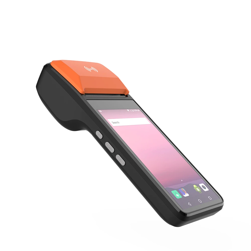 Handheld Smart Mobile POS Terminal Android POS Touch Screen POS with 58mm Thermal Printer R330C