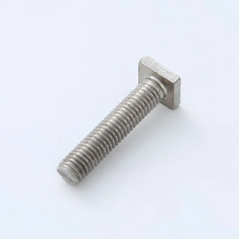 High Quality Custom A2-70 M6 Hammer Head T-Bolt Stainless Steel M8X25 Welded T-Head DIN Standard Plain Finish