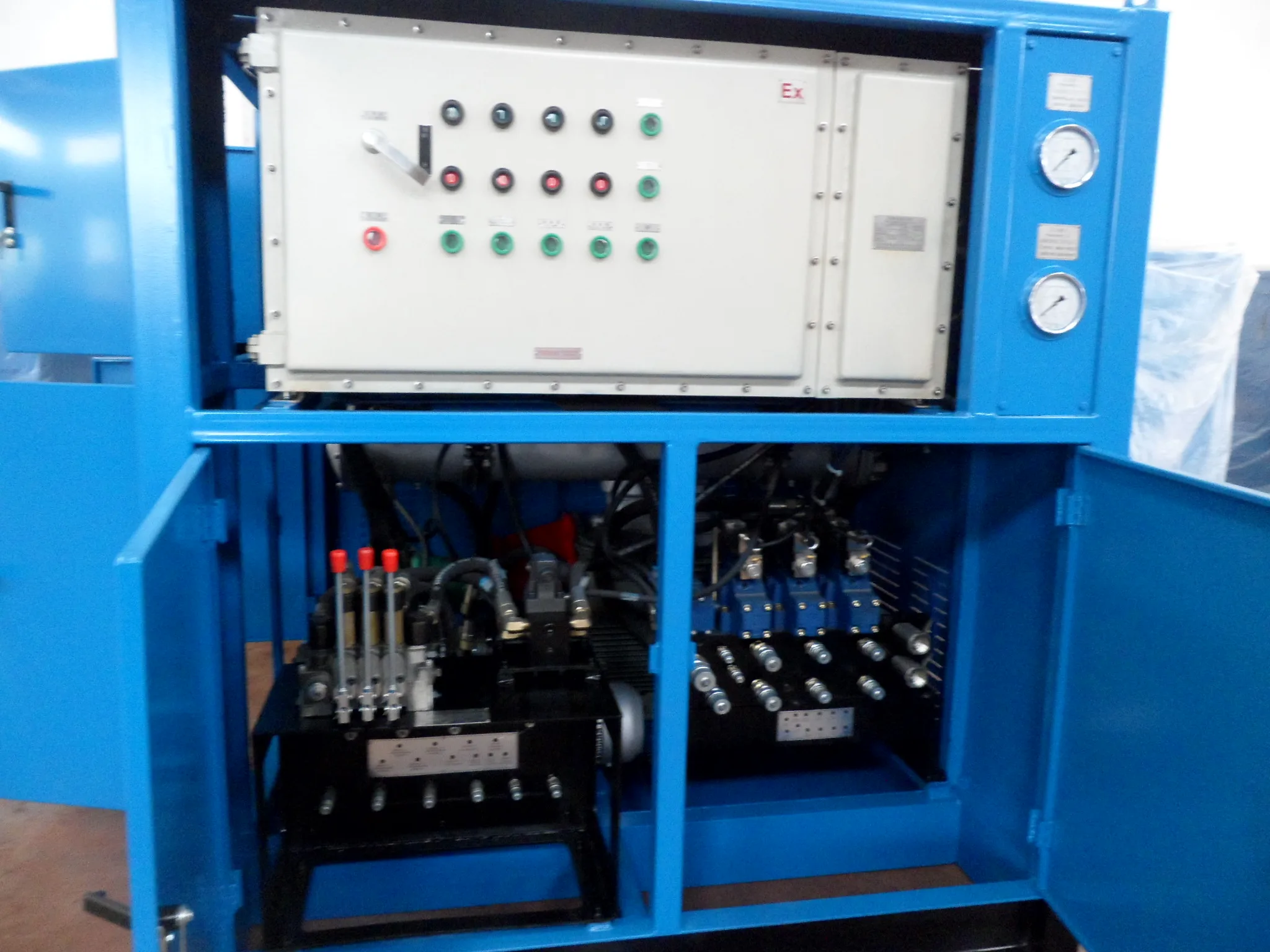 YZBF-120LD/2-4 gas hydraulic power station/ hydraulic power units used on oil drilling rig and power tong