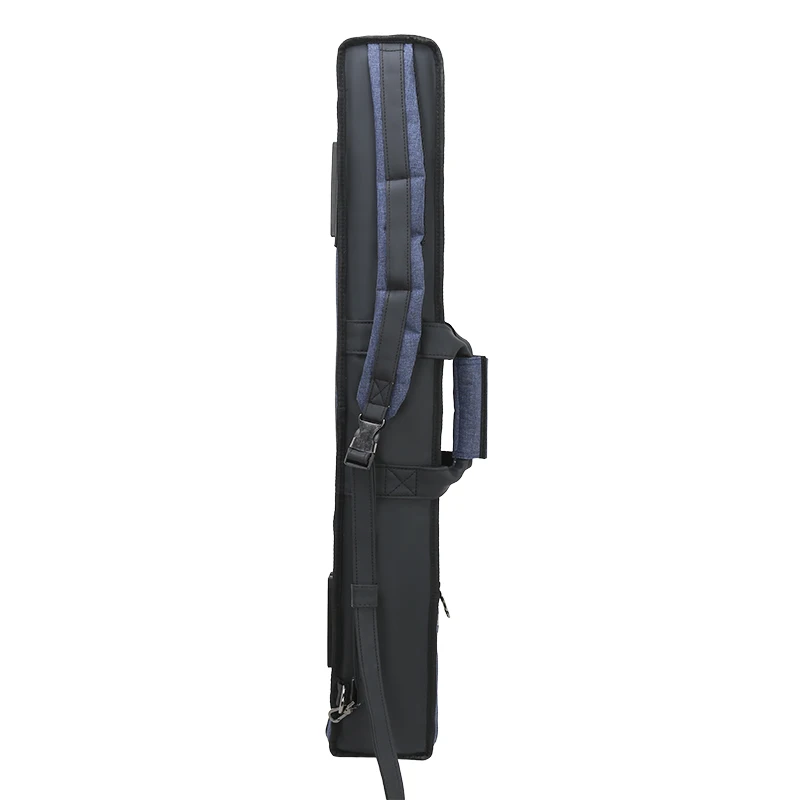 Custom Soft Snooker & Billiard Cases Waterproof Double Shoulder Straps Cue Carrying Bag for 2 Butts & 4 Shafts