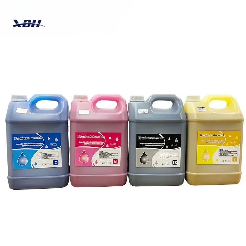Inkjet Konica Solvent Printer KM512 42PL 512i 30pl Outdoor Solvent Inks For  512i 30pl Flora Solvent Ink