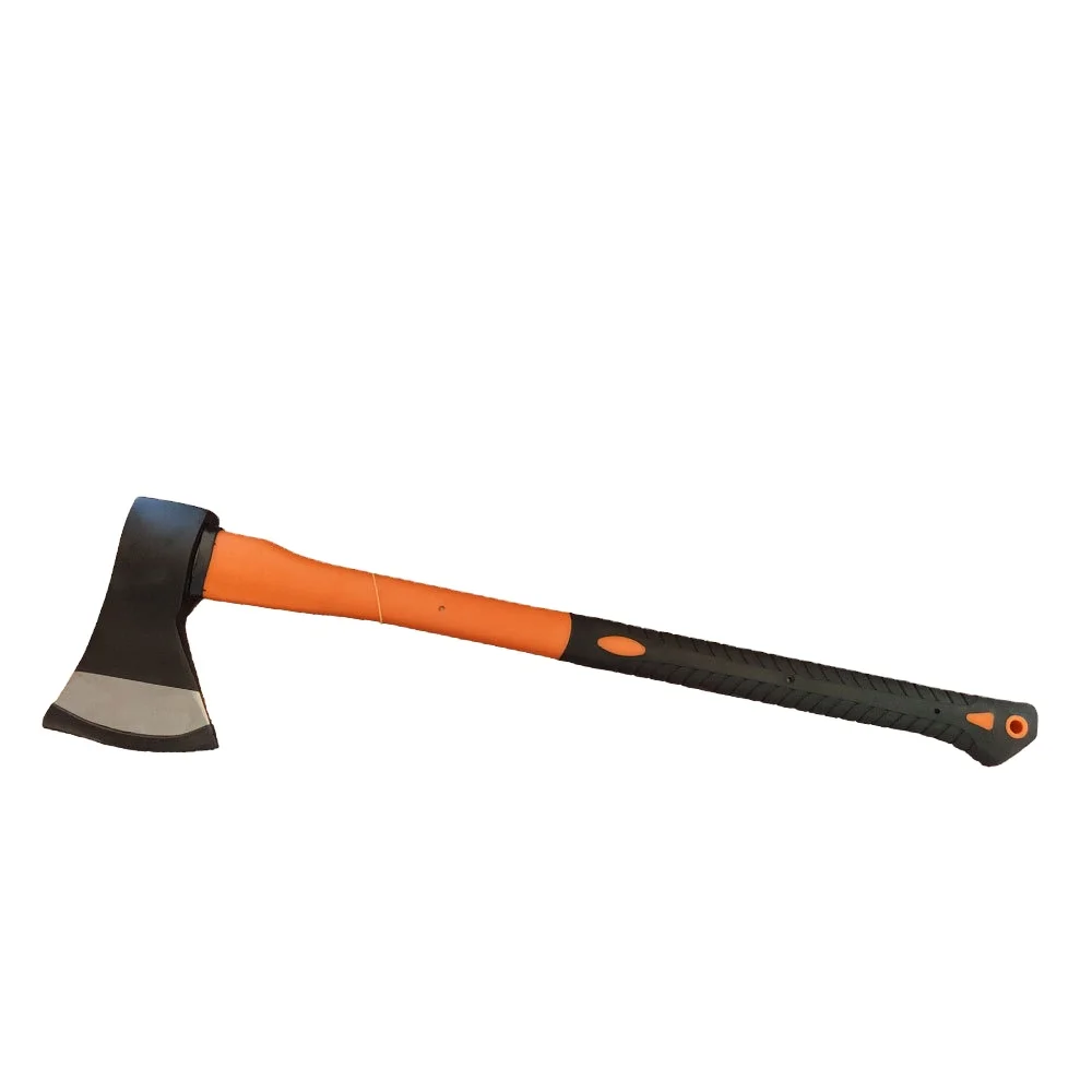NSMTEC Industrial sharp cutting DIY hand tool 45#Carbon Steel A613 Axe Shock Reduction Grip TPR Handle