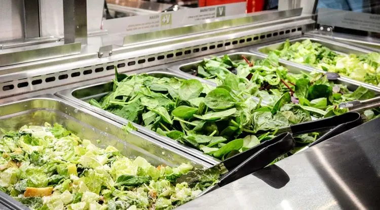 Refrigerated Drop In Cold Well Stainless Steel / Cold Counter 4 Well / Salad Bar Chiller Refrigerator 4 Wells