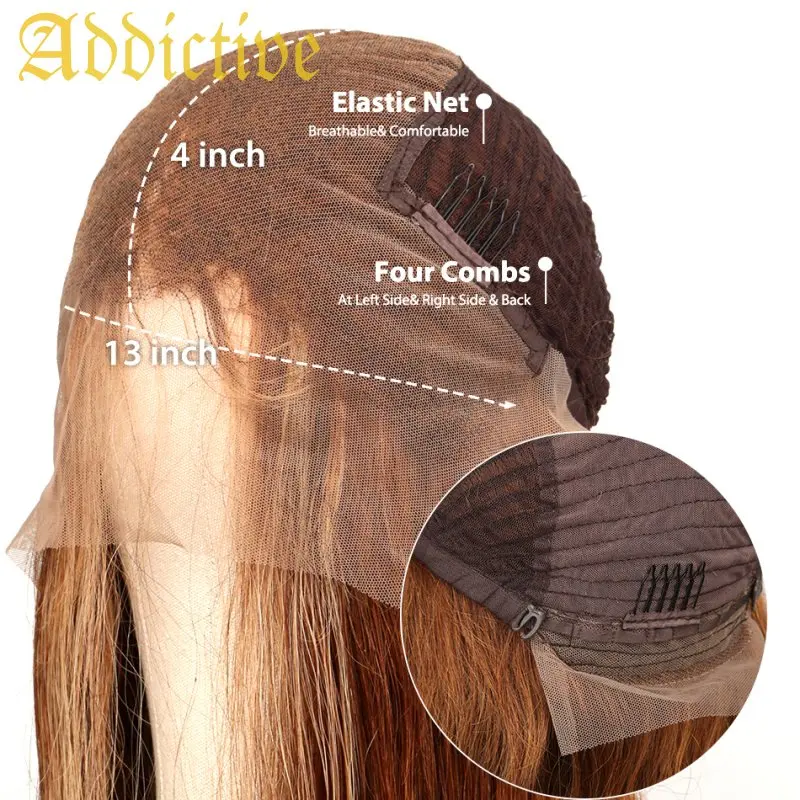 Addictive Virgin Front Closurestraight Human Hair 99J Lace Bob Wig