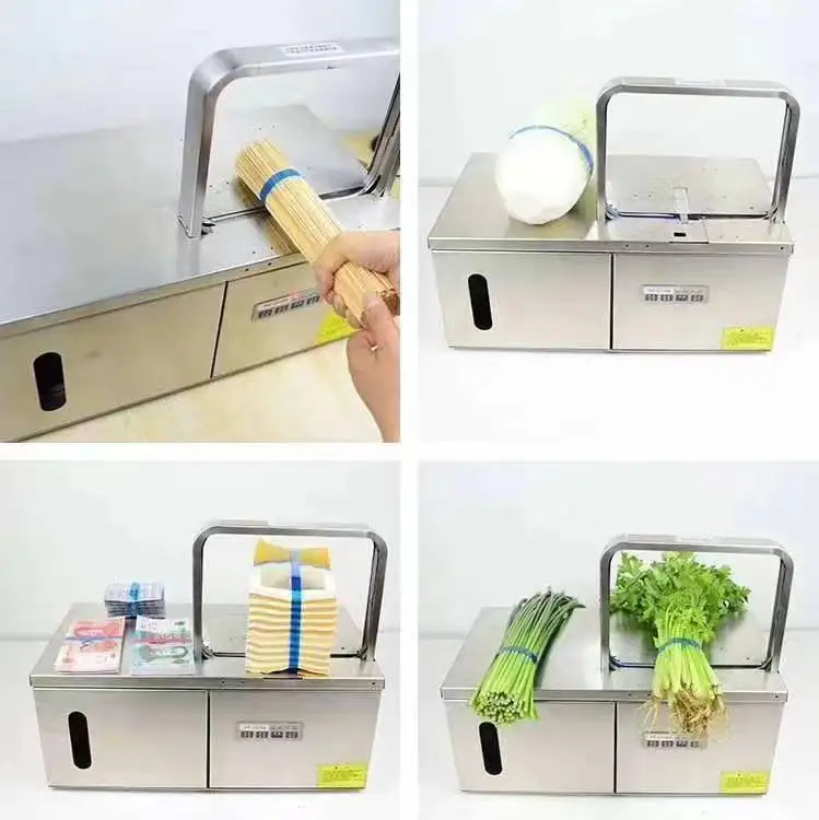 Vegetable book gift box paper money wire rod plate sheet coil paper pp or paper bundle bundling strapping machine
