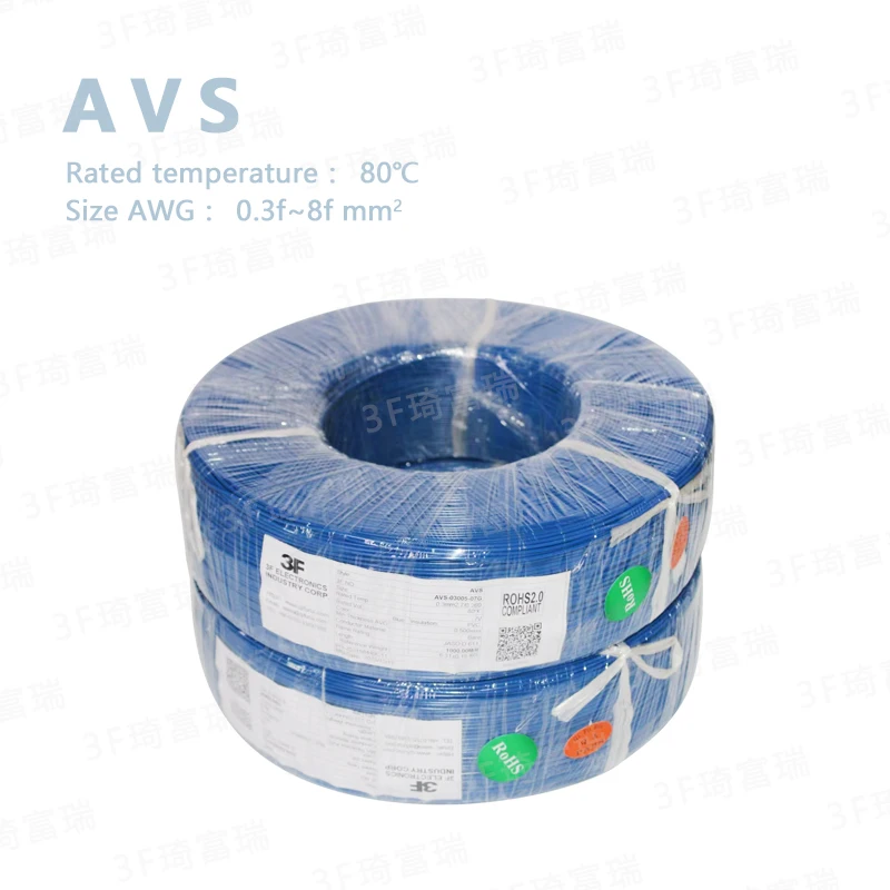 automotive car Wiring Cable AVSSX/AESSX AVX/AEX AV AVS AVSS CAVS CAV Thin-wall Insulation Hot-resistant 0.5mm AVSS Cable