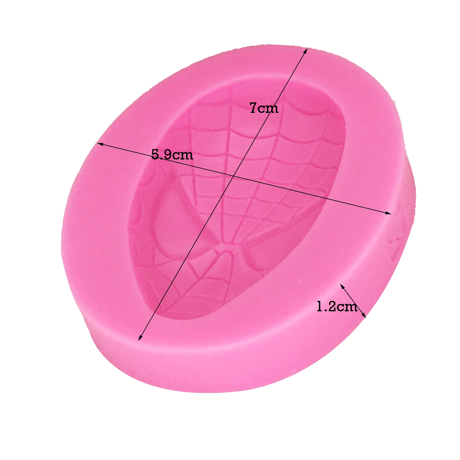 D0377 Silicone Fondant Superman Anime Image Mold for Cake Decorating, Polymer Clay Chocolate Cupcake Candy Molds