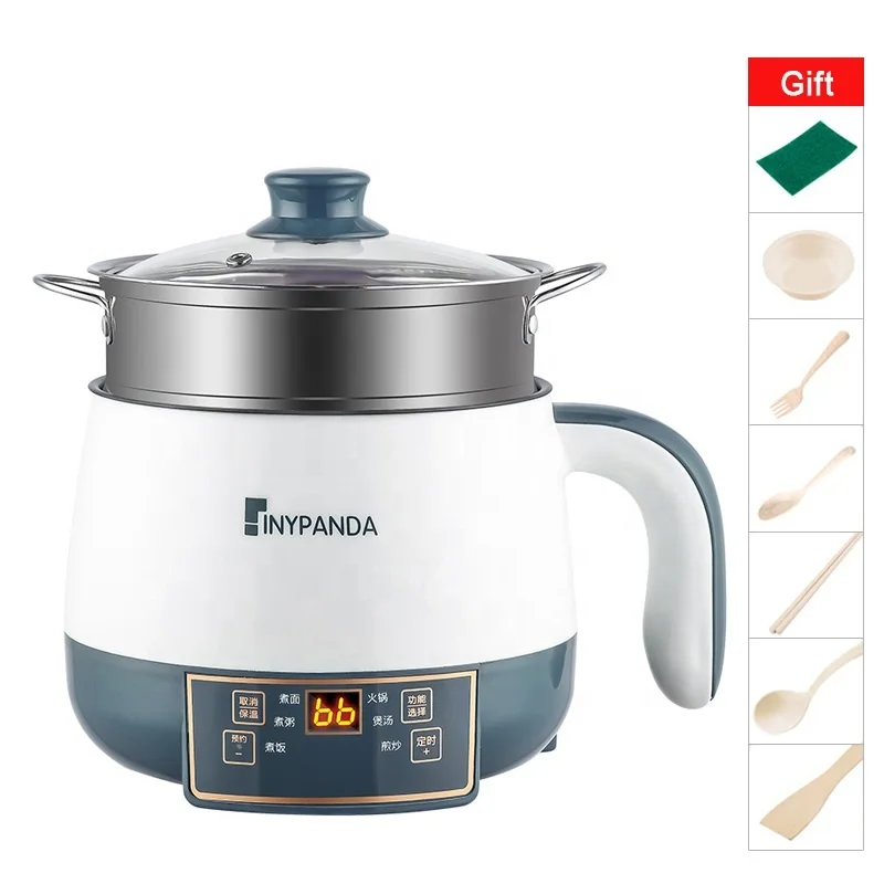 Mini Electric Frying Pan Household Student Dormitory Cooking Noodles Large-Capacity Multi-Functional Hot Pot All-In-One