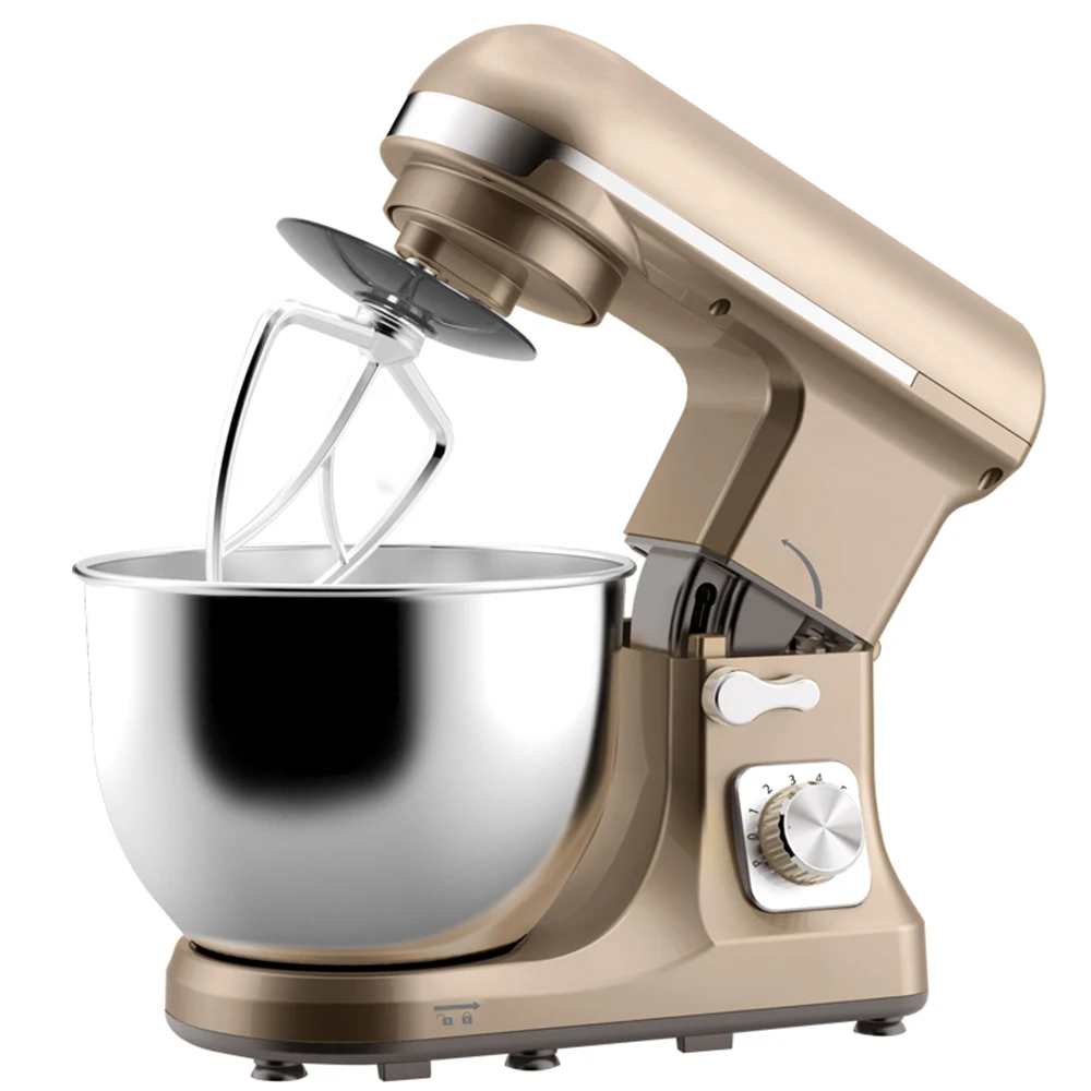 1000W CE approval high standard European flour mixer for home electric planetary stand food mixer with 5L stainless steel bowl