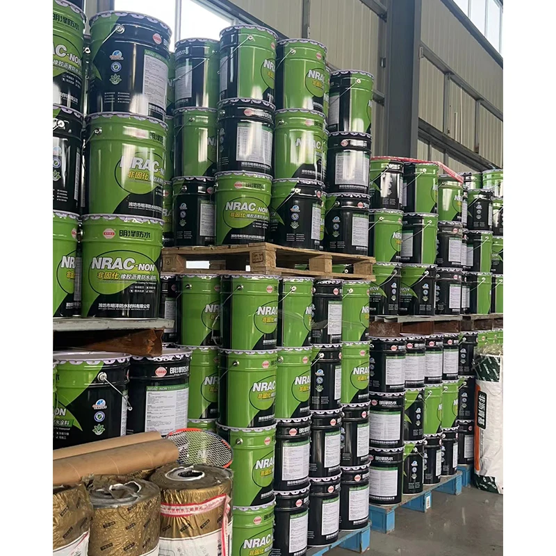 Rubber asphalt non curing paint black asphalt waterproof coating floor and roof works floor and roof works waterproof coating